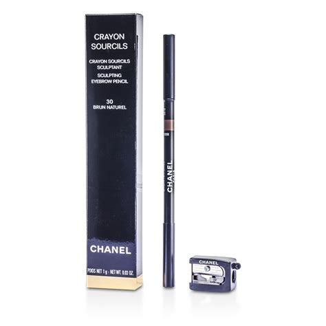 chanel crayon sourcils sculpting eyebrow pencil 30 brun naturel 1g|chanel crayon brow pencil.